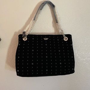 NWT Victoria’s Secret Black Velvet Purse